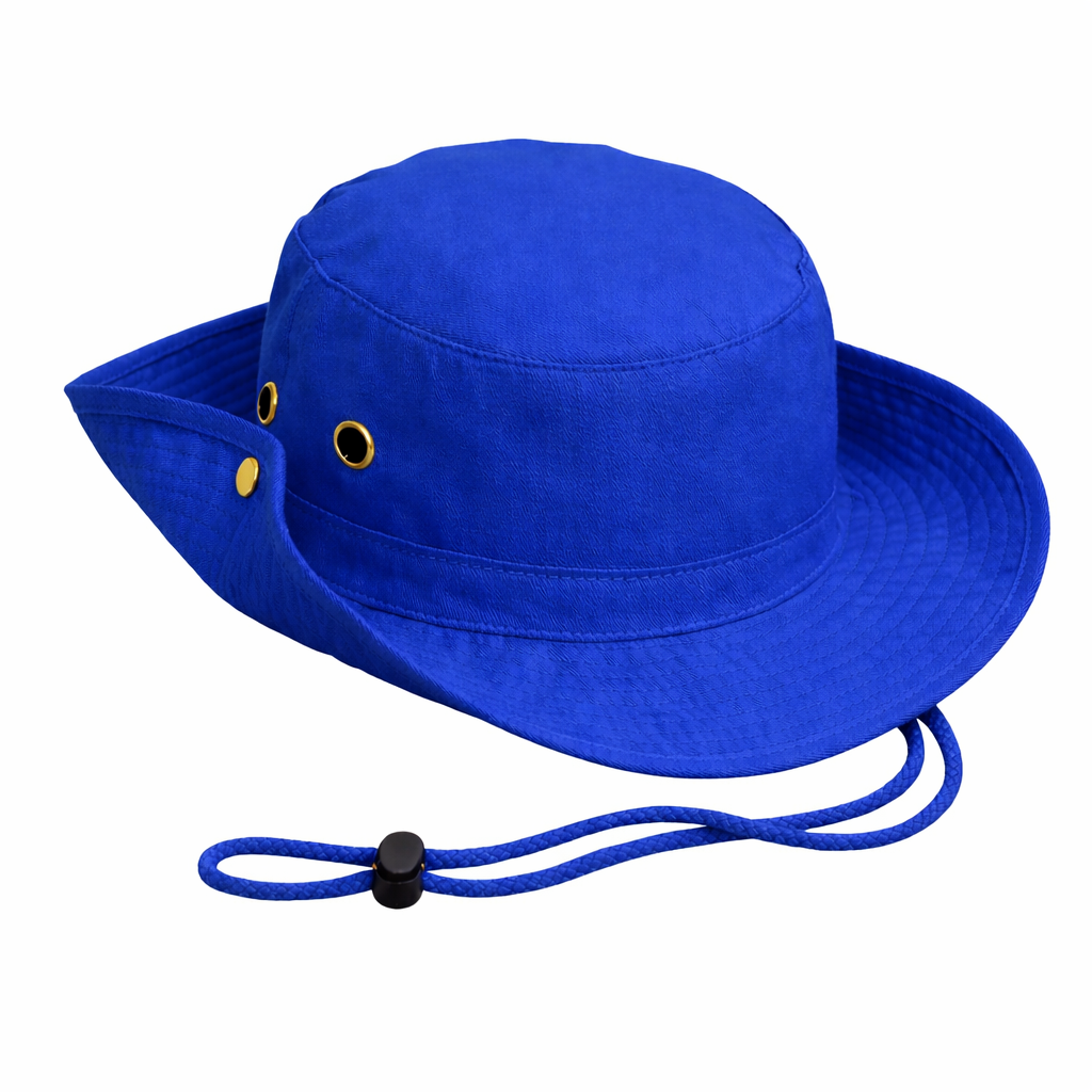 Bush Hat with Eyelids and Clip Stud
