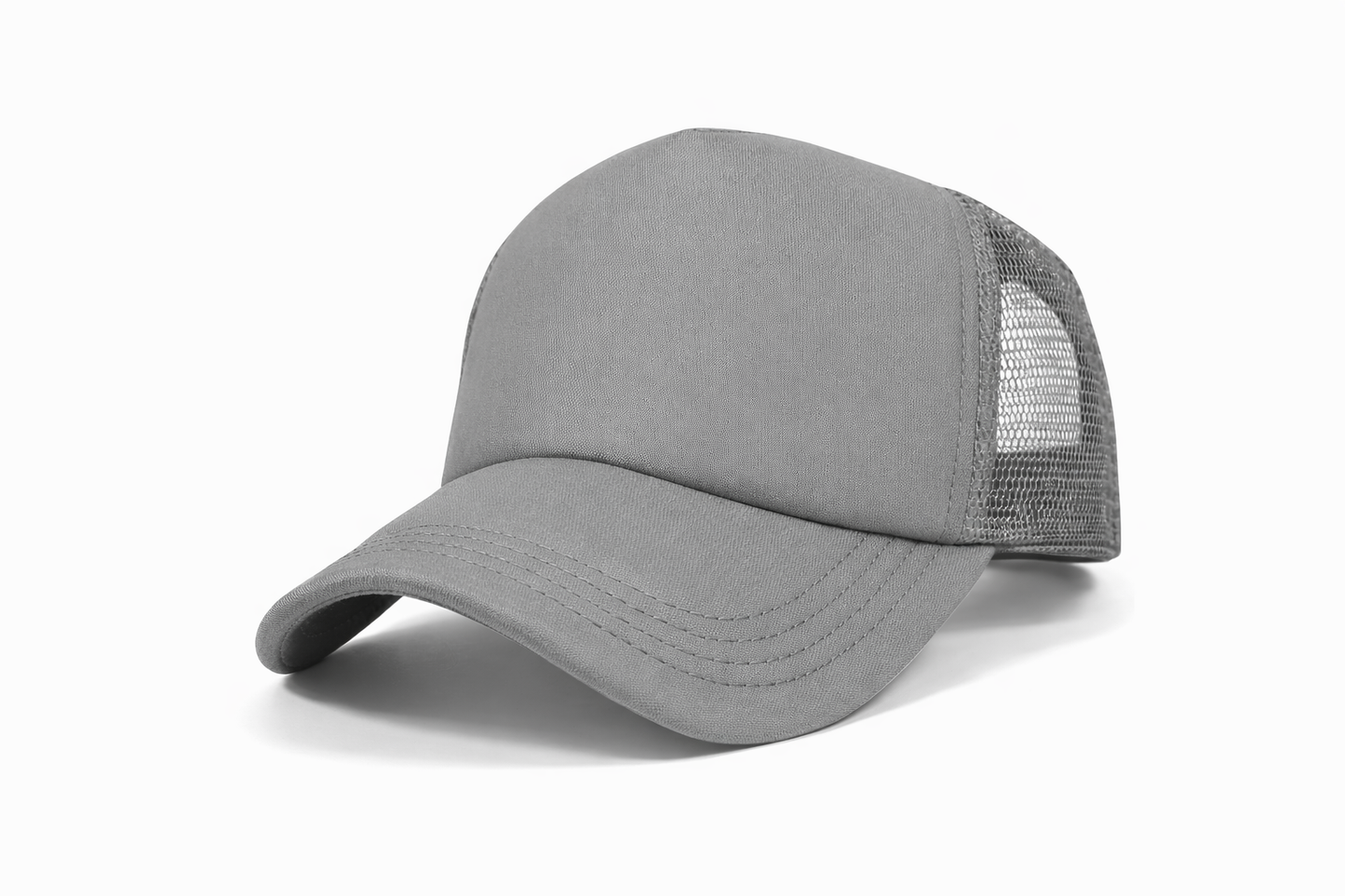Solid Colour Foam Trucker Cap