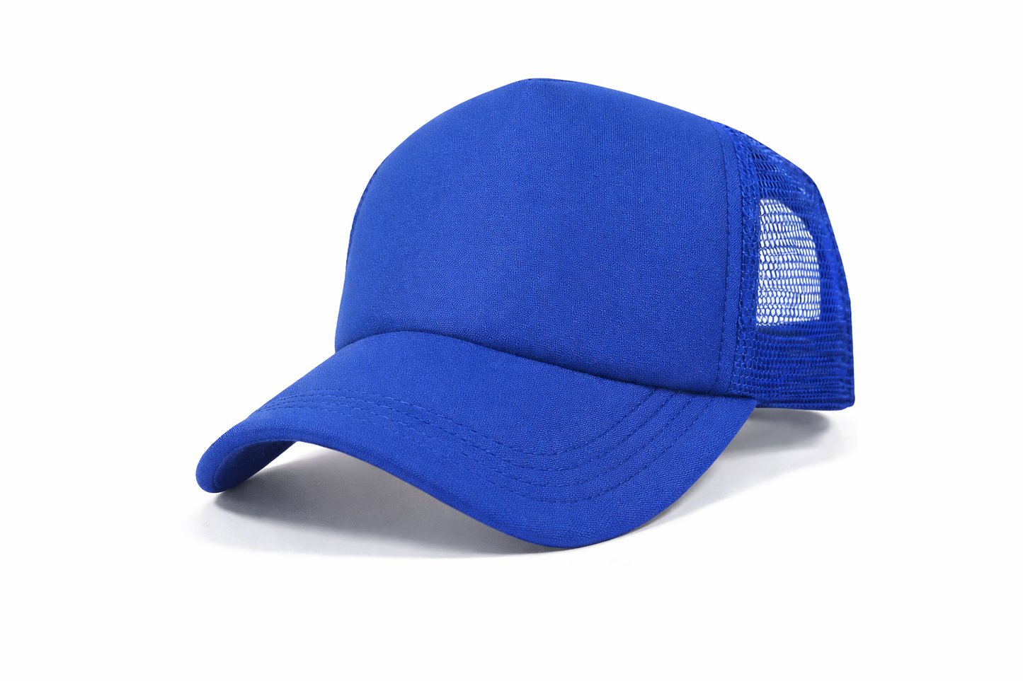 Solid Colour Foam Trucker Cap