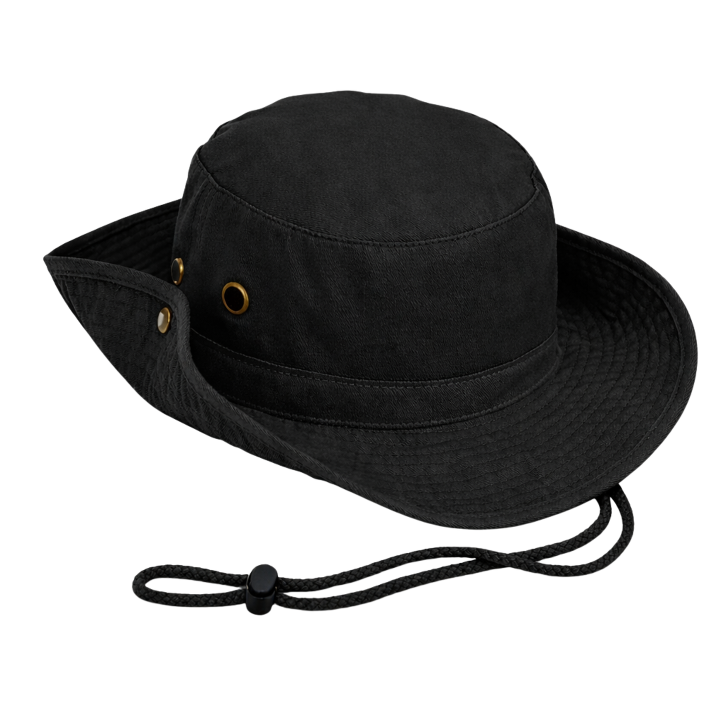 Bush Hat with Eyelids and Clip Stud
